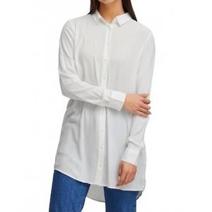 NEW ICHI long sleeve button down shirt in cloud dancer